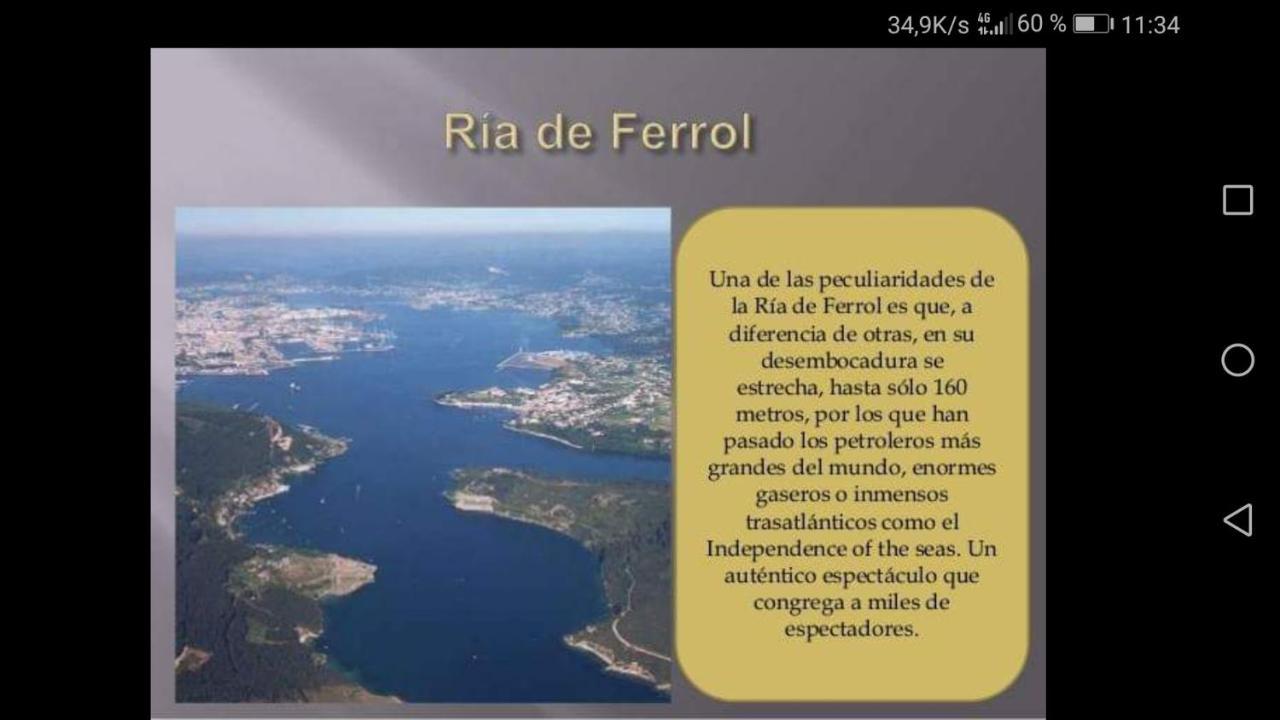 Casa A Pie De Playa De Carino Doninos Villa Ferrol Bagian luar foto