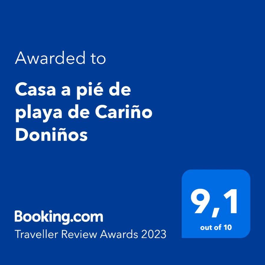 Casa A Pie De Playa De Carino Doninos Villa Ferrol Bagian luar foto