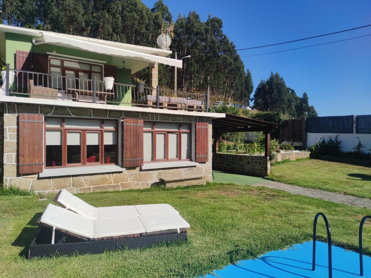 Casa A Pie De Playa De Carino Doninos Villa Ferrol Bagian luar foto