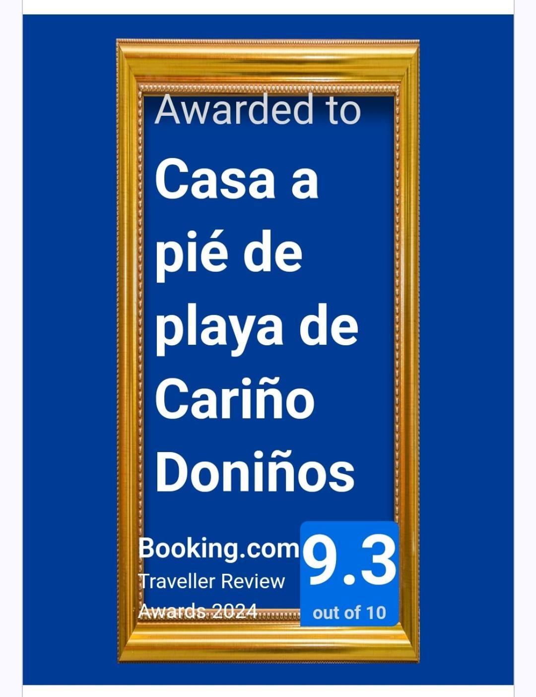 Casa A Pie De Playa De Carino Doninos Villa Ferrol Bagian luar foto